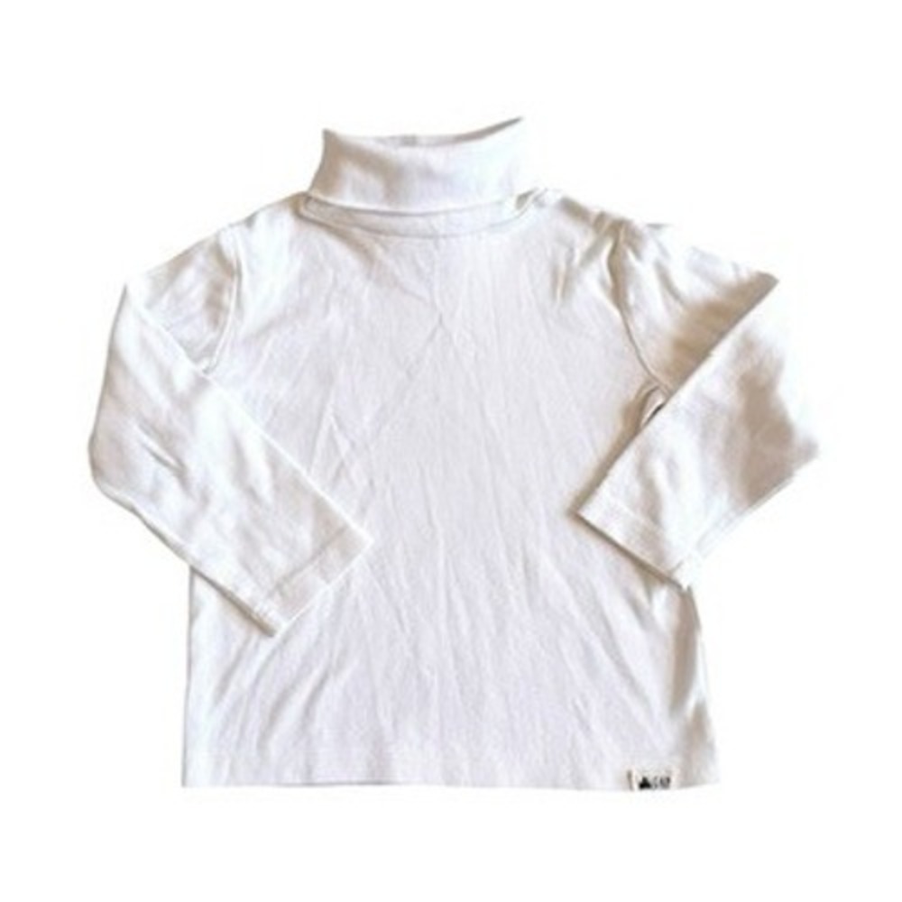 Baby Gap Turtleneck Sweater White Organic Cotton Toddler 2T